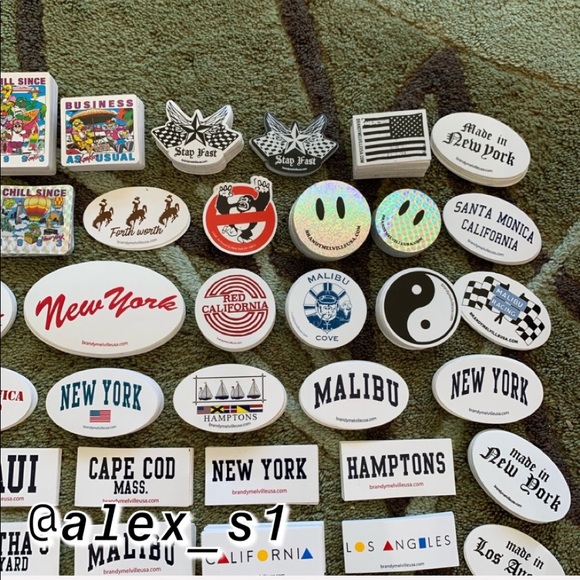 NEW 100 Brandy Melville Sticker Assortment💥 - Picture 3 of 8